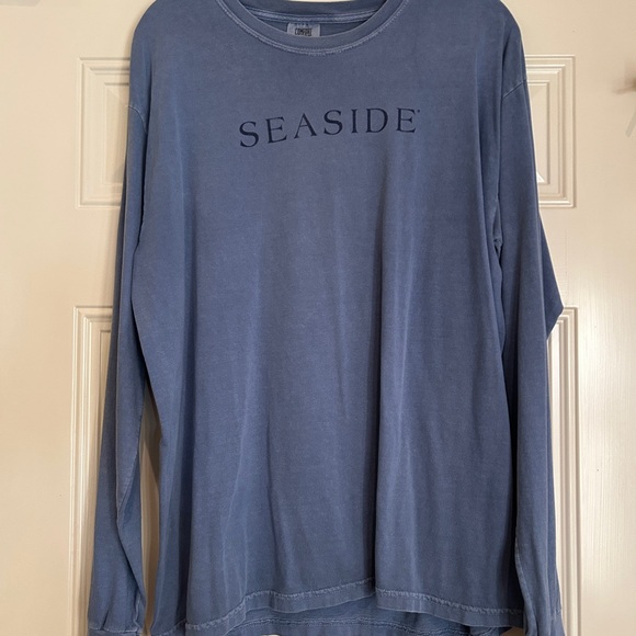 Seaside Blue Long Sleeve Shirt - Picture 1 of 5